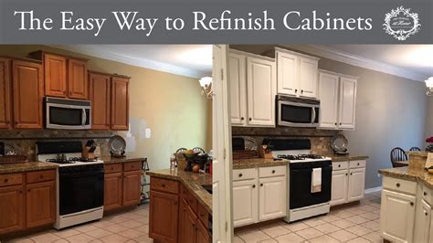 how to refinish cabinets